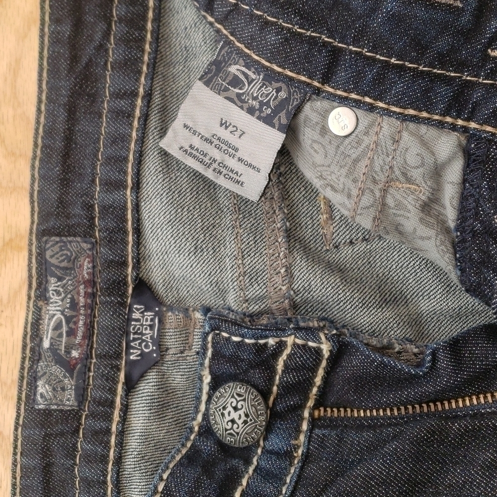 Silver Natsuki capri jeans women's size 27